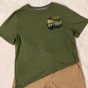 Boys Green T shirt